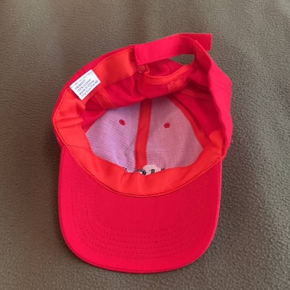 NWOT red USA baseball hat. USA is blue embroidery. One size - Picture 2 of 5